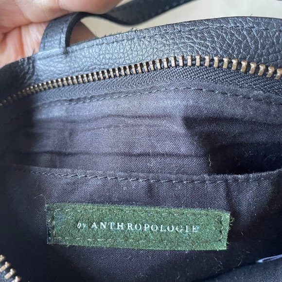 SOLD ~ Anthropologie Black Leather Purse - Picture 5 of 5